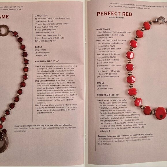 Stringing Magazine Fall 2007 100 Ideas For Making Fabulous Fall Jewelry - Picture 14 of 16